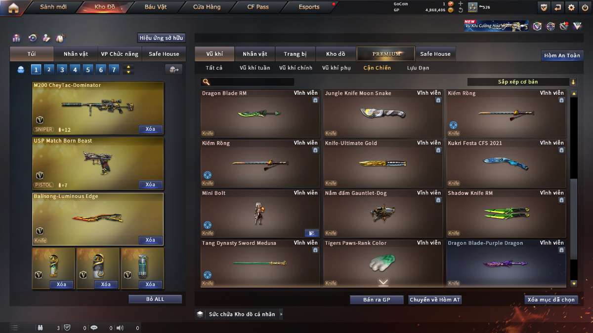 shop acc cf uy tin gia re